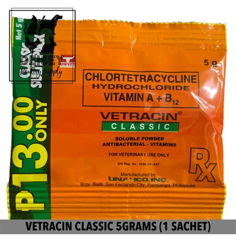 vetracin classic|VETRACIN CLASSIC POWDER 5g .